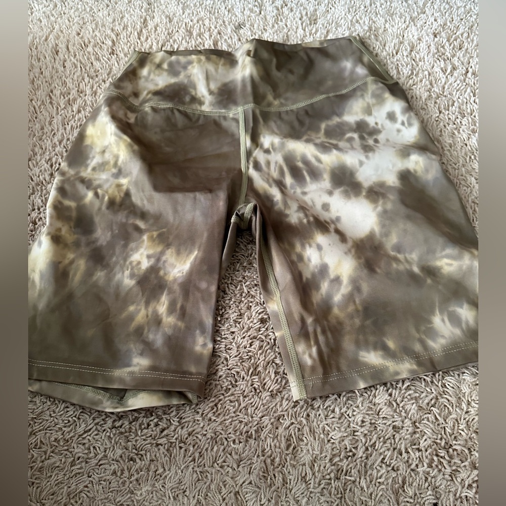 Women's Athletic Shorts in Tie-Dye Pattern - Picture 1 of 3